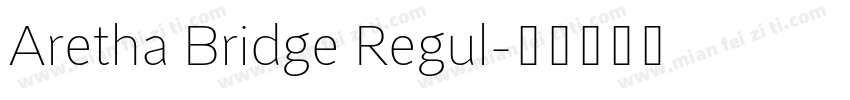 Aretha Bridge Regul字体转换